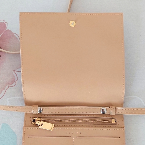 Vintage celine pink suede leather wallet - Picture 9 of 14